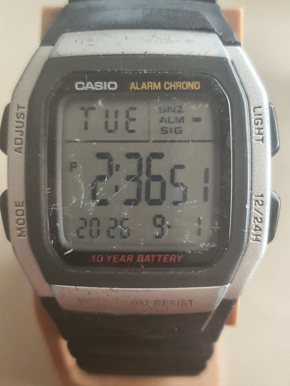 Casio W-96H  Digital Alarm Chrono Men's Watch